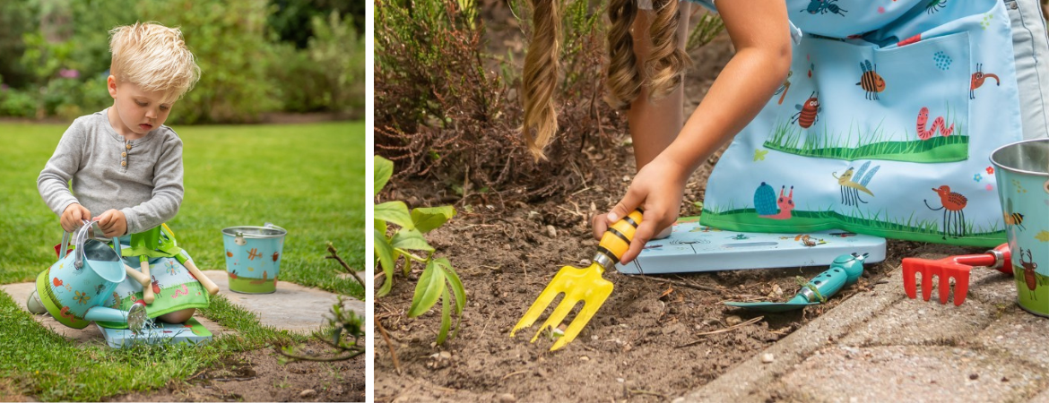 Met kindergereedschap van tuincentrum de Schouw maak je jouw kroost meer dan blij!