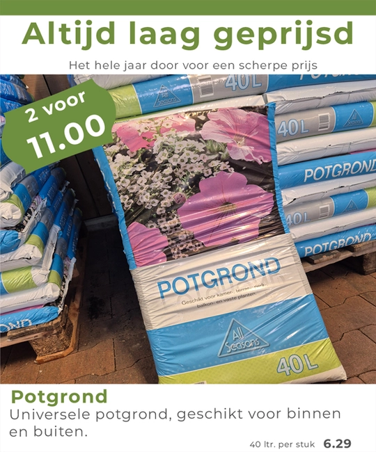 Potgrond zak 40 liter
