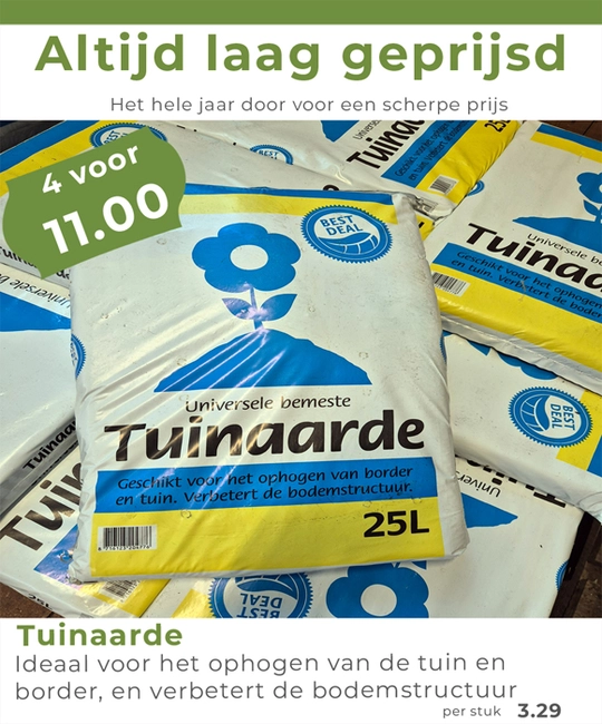 Tuinaarde zak 25 liter